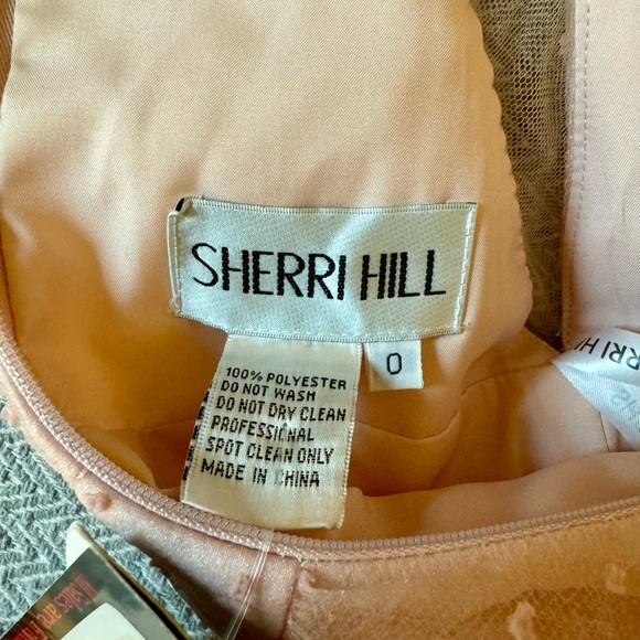 211-PMTT NWT Sherri Hill Pink Short Formal , Homecoming , Pageant Dress Size 0. - Picture 6 of 13